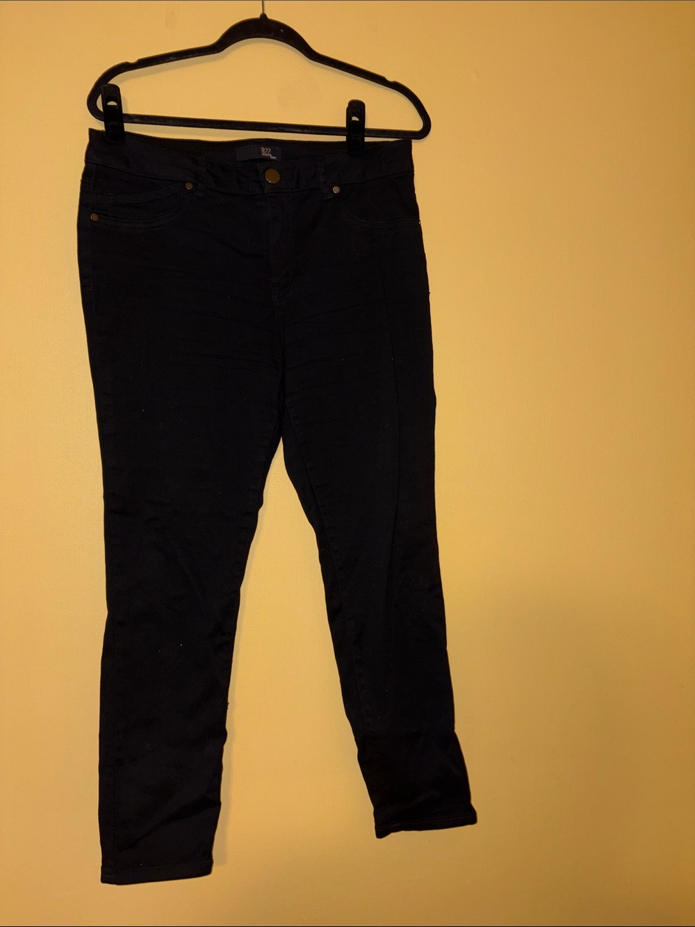 1822 Denim Women's Black Skinny Stretch Jeans
